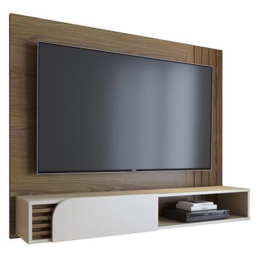 Imagem de Home Suspenso Jurerê 1.6 para TV até 60” - Colibri Amêndoa/Off White Matte