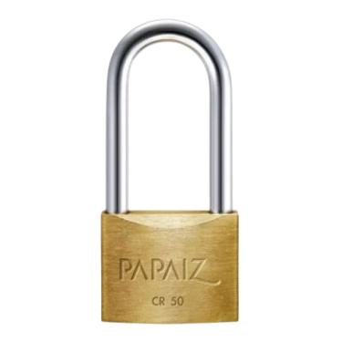 Imagem de Cadeado Haste Longa 50mm Cr 5050 P/ Moto Bike Papaiz