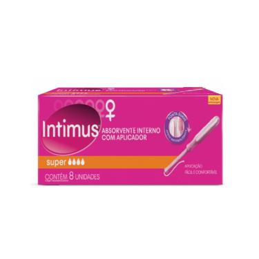 Imagem de Absorvente Interno Intimus Com Aplicador Sport 8 Unidades Absorvente Interno Intimus Com Aplicador Super 8 Unidades