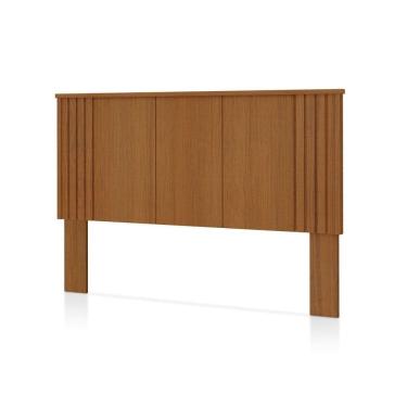 Imagem de Cabeceira de Casal 100% Mdf 123cm X 175cm Duo Freijó