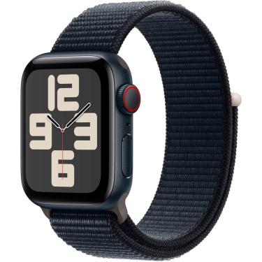 Imagem de Apple Watch SE 2ª geração (GPS + celular) Caixa de alumínio Midnight de 40 mm com alça esportiva Midnight - Midnight-MRGD3LL/A