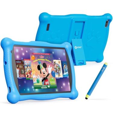 Imagem de Contixo Tablet infantil de aprendizagem HD V10A de 7 polegadas para crianças de 3 a 7 anos com 32 GB, controle parental, capa à prova de crianças, Stylus e mais de 50 eBooks da Disney (valor de $200