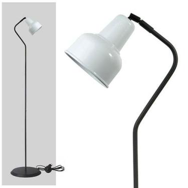 Imagem de Kit com 2 Luminárias Coluna Abajur Piso Chão Spot City - Branco  - Try