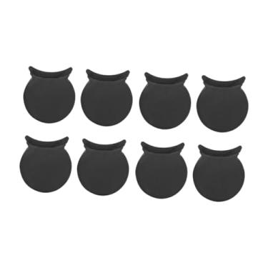 Imagem de MERIGLARE 8 peças almofada de apoio de polegar para clarinete oboé protetor de polegar macio e confortável, Preto