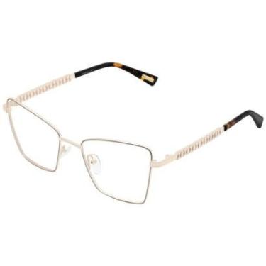 Imagem de Óculos de Grau Carmim Prata CRM41034 C1-53-Feminino