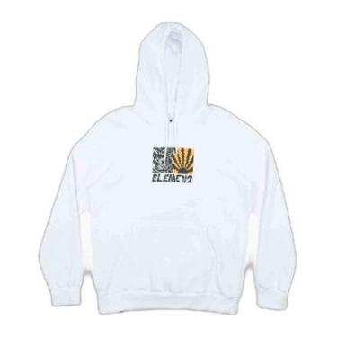 Imagem de Moletom Element Fechado Boubou Branco-Unissex