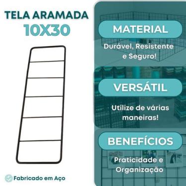 Imagem de Tela Aramada 10x30cm Mural Criativo Fotos Inspirações Mood Board Organ