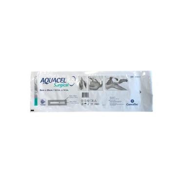 Imagem de Curativo Aquacel AG Surgical Hidrofibra 9x35cm com Prata - 01 Und - Co