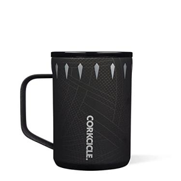 Imagem de Corkcicle Caneca de café clássica - aço inoxidável com isolamento triplo para viagens - tampa à prova de estilhaçamento - mantém a bebida quente por mais de 3 horas - Presente de caneca de Natal