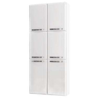 Imagem de Paneleiro Duplo Esmeralda Com 6 Portas 820460-01 Telasul, Branco