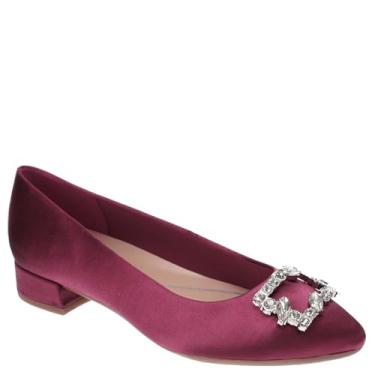 Imagem de Easy Spirit Carisma 2 escarpin feminino, Cetim vermelho escuro, 8.5 Wide