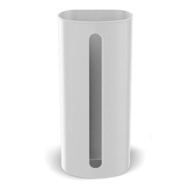 Imagem de Kit 02 Dispenser Organiza Sacolas Puxa Sacos Lixo Parede E Cozinha