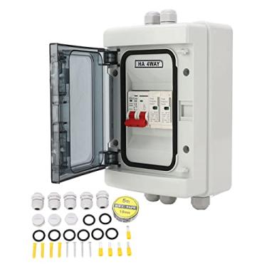 Imagem de Disjuntor DC Caixa de distribuição de interruptor DC Protecção IP65 Proteção fácil de instalação para s de painel solar RV Material para PC doméstico 4way 4way (40A)