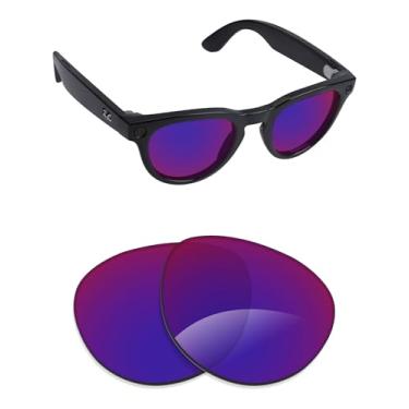 Imagem de Alphax Lentes de reposição polarizadas para óculos de sol Ray-Ban Meta Headliner RW4009 50 mm - Opções, Midnight Indigo espelhado