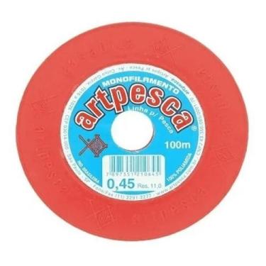 Imagem de Rolo Fio De Nylon 0,45mm p/Artesanato 100m - Artpesca