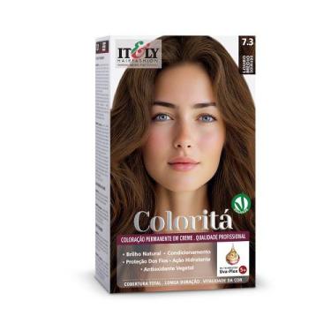 Imagem de Tinta de Cabelo Coloritá Itely Louro Médio Dourado 7.3