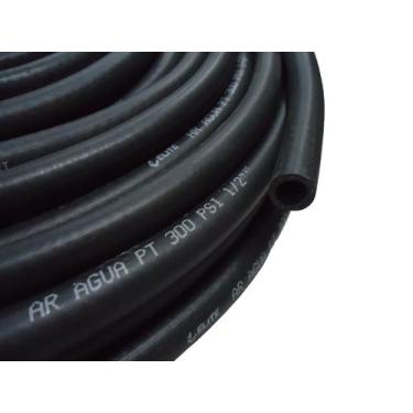 Imagem de Mangueira Bomba de Ar Emborrachada Com Trama 1/2 300psi 50m - Elite