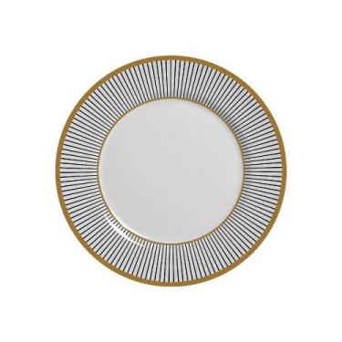 Imagem de Conjunto Com 6 Pratos Sobremesa Ritz Preto Plus - Alleanza