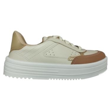 Imagem de Tênis Feminino Plataforma Moleca Metalizado Casual 5782.312