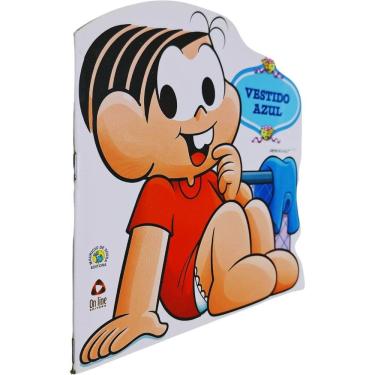 Imagem de Quadrinhos HQ Gibi Graphic Novel Mônica: Vestido Azul Livro Recortado Turma da Mônica Mauricio de Souza