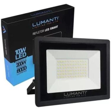 Imagem de Refletor Led Smart Eco 100w 6500k Branco 6500k - LUMANTI