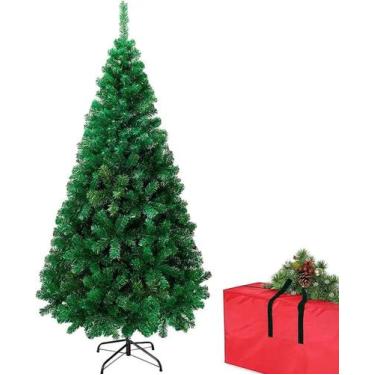 Imagem de Árvore de Natal Grande Pinheiro Verde Luxo 1,80m 600 Galhos Cheia - B 