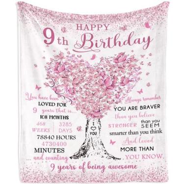 Imagem de Presentes Throw Blanket Mubpean para meninas de 9 anos de 152x127cm