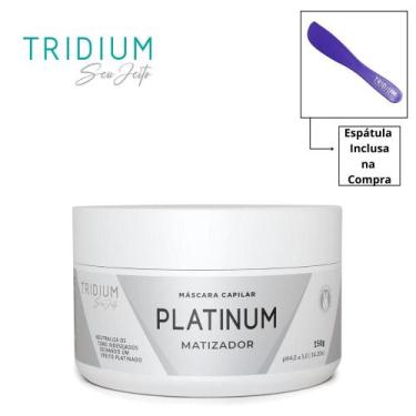 Imagem de Mascara Capilar Matizadora Platinum Tratamento Tridium - Tridium Cosmé