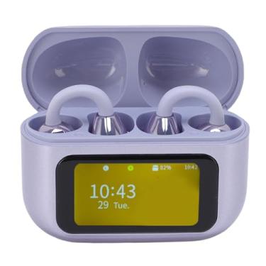 Imagem de aqxreight Fones de Ouvido Sem Fio Fones de Ouvido HiFi Com Lcd Color Tela Sensível Ao Toque Capa 5.49 para Biblioteca de Escritórios Esportivos (Roxo)