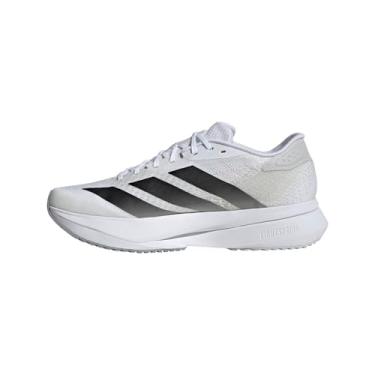 Imagem de adidas Tênis masculino Lucblu/Ftwwht/Limbur Adizero SL2 M Lucid blueFtwr Branco/Lime Burst 42 EUA, Branco/preto/cinza, 13 Wide