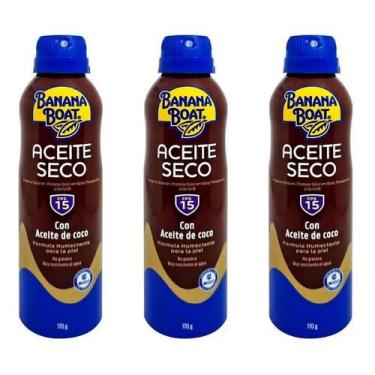 Imagem de Kit com 3 banana boat bronzeador oleo aero fps15 170ml r6800 - ARCOM