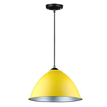 Imagem de CHENKUI Luminária pendente industrial metal cabeça única abajur barra nórdica montagem embutida luz de teto decoração vintage pendurado lustres internos iluminação para quarto, sala de estar, cozinha