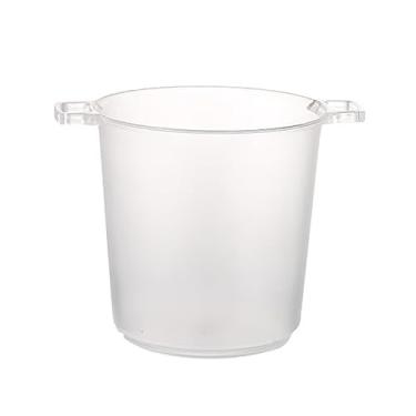 Imagem de FTOQWZXV Balde de gelo, baldes de bebidas para festas, balde de gelo de plástico para bar de coquetel, balde de vinho de acrílico verde, balde de bebida, refrigerador para refrigerador para champanhe