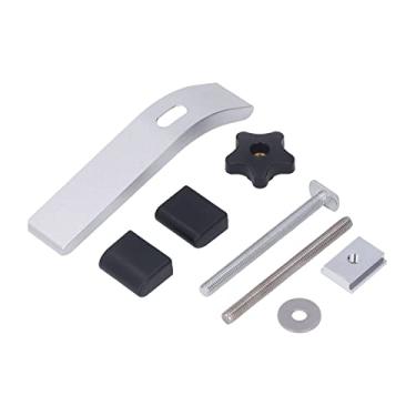 Imagem de Generic Braçadeiras de Retenção de Peça Em T, Kit de Braçadeira de Retenção Placa de Fixação de Liga de Alumínio 6 2/7 Polegadas L 1/2 Polegada T Forte Força de Aperto Com Parafusos para CNC