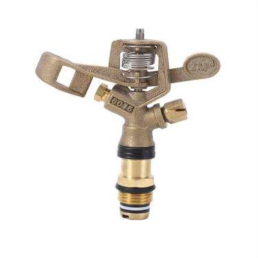 Imagem de XMGKMN Fácil de instalar Aspersor de gramado de jardim Rotação 360 1/5.1 cm Rosca externa Metal Rocker Tipo Aspersor rotativo automático