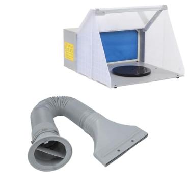 Imagem de Sanpyl Kit de Mangueira de Extensão de Exaustão para Cabine de Pulverização de Aerógrafo, Mangueira de Ventilação Flexível de 67 Polegadas Com Adaptador de Janela Plana, Compatível