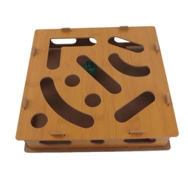 Imagem de YOUTHINK Quebra-cabeça para Gatos, Brinquedo Interativo para Gatos, Placa Composta Com Bolas de Sino, Caixa Envolvente de Atividades para para Internos, 11,02 X 11,02 pol.