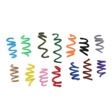 Imagem de Mipcase 100 Peças De Brinquedos Mola Para Gatos, Coloridos Interativos Gatos Internos, Espiral Pelúcia Gatinhos