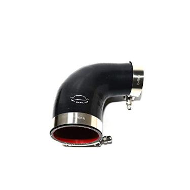 Imagem de LTI Universal 51mm-76mm 4-Ply Reforçado Alto Desempenho 5.1 cm-7.6 cm ID 90 Graus Cotovelo Redutor de Silicone Acoplador de Mangueira com Parafuso T Braçadeira T304 Aço Inoxidável (5.1 cm-7.6 cm