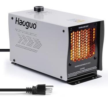 Imagem de Aquecedor de compartimento de motor de barco com termostato, aquecedor de porão Haoguo de 900 W com elemento PTC seguro e ventilador à prova d'água, cobre até 800 pés cúbicos para evitar bombas e