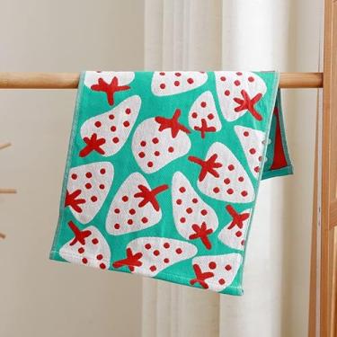 Imagem de Toalha de rosto de gaze de algodão, toalhas de banho macias altamente absorventes e de secagem rápida (branca)