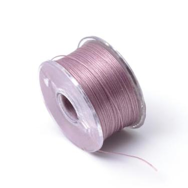 Imagem de 50 jardas/rolo 0,1 mm cordão de contas de nylon rosa velha corda chinesa nó corda amizade corda corda para artesanato DIY Kumihimo pulseiras macramê fabricação suprimentos
