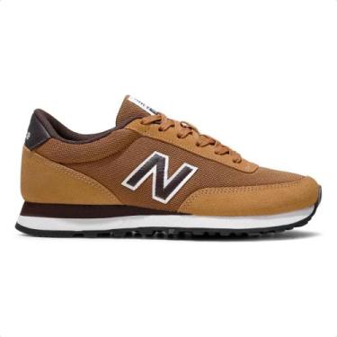 Imagem de Tênis New Balance 501 Masculino, 44., Marrom, Marrom