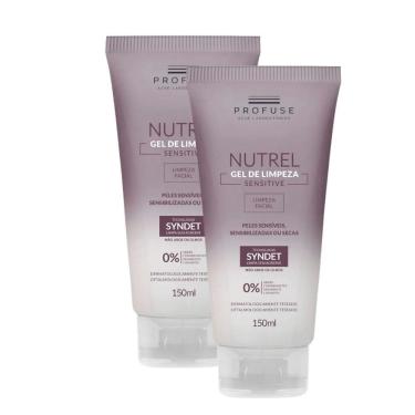 Imagem de Kit 2 Nutrel Profuse Gel de Limpeza Facial Sensitive 150ml