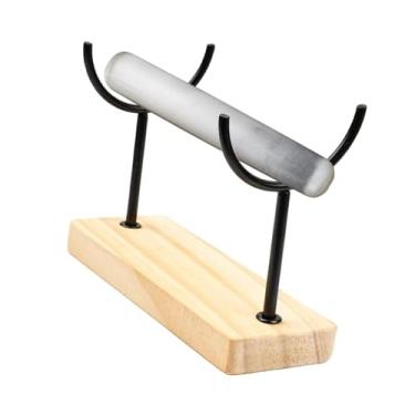 Imagem de simhoa Suporte para pulseira de selenita, organizador multifuncional para joias, suporte para scrunchies, para, loja, mesa, Preto Altura 10cm