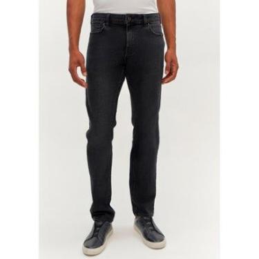 Imagem de Calça Jeans Masculina Slim Preta Estonada-Masculino