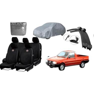 Imagem de Capa de couro +Capa de cobrir + Limpador de para - brisa -Fiat fiorino 77-96