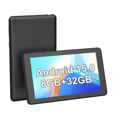Imagem de Tablet COOPERS Android 15, tablets de 7 polegadas, 6 GB de RAM, 32 GB de ROM, suporte de 1 TB, tablet PC, processador quad-core, tela sensível ao toque IPS, câmera dupla de 2 + 5 MP, bateria de 3000