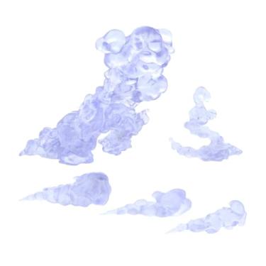 Imagem de harayaa Modelo com efeito de fumaça para bonecos articulados, acessório divertido e multifuncional para figuras de ação, ideal para mesa ou prateleira de sala