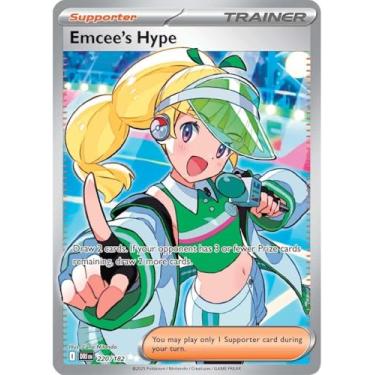 Imagem de Pokemon - Emcee’s Hype 220/182 – Destined Rivals – Full Art – Ultra Rare – Foil Pokemon Card